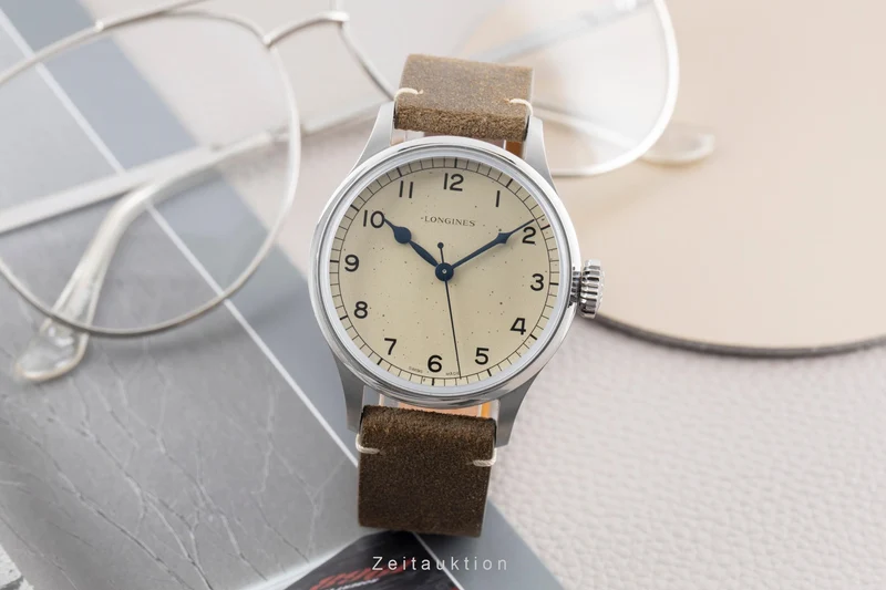 Longines Heritage steel automatic men's watch L2.819.4.93.2 LP: 2600EUR [2605575]