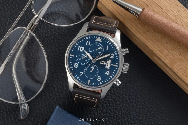 IWC Fliegerchronograph chronograph steel automatic men's watch IW377706 [2604746]