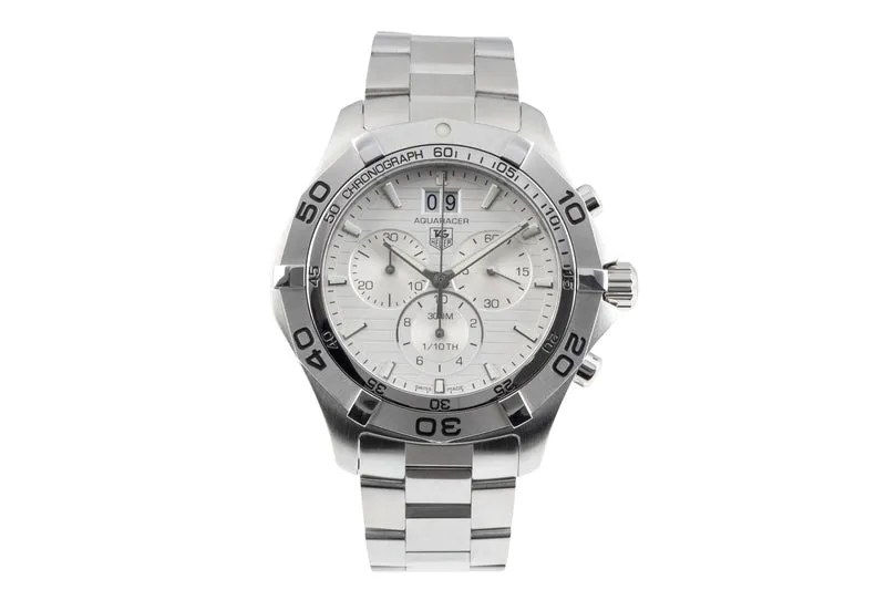 Tag Heuer Aquaracer chronograph steel quartz men's watch CAF101F.BA0821 [2605566]