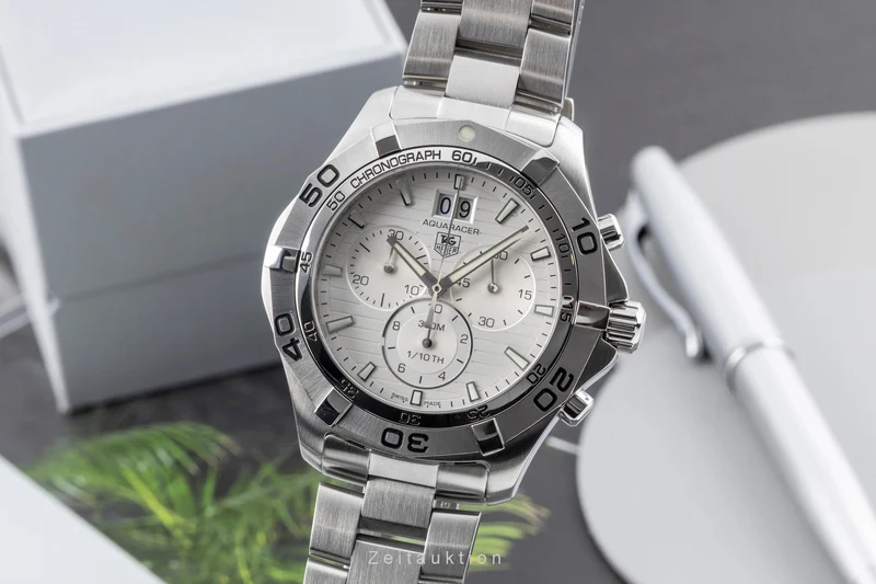 Tag Heuer Aquaracer chronograph steel quartz men's watch CAF101F.BA0821 [2605566]