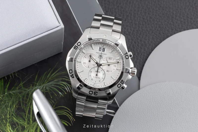Tag Heuer Aquaracer chronograph steel quartz men's watch CAF101F.BA0821 [2605566]