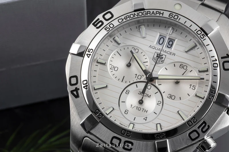 Tag Heuer Aquaracer chronograph steel quartz men's watch CAF101F.BA0821 [2605566]