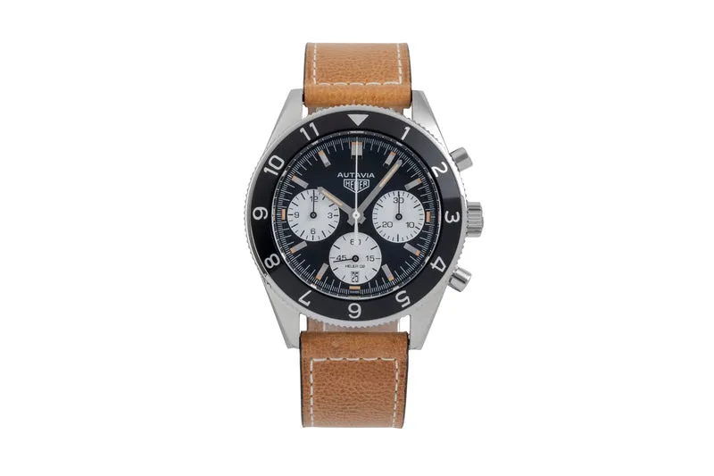 Tag Heuer Autavia chronograph steel automatic men's watch CBE2110 [2605533]
