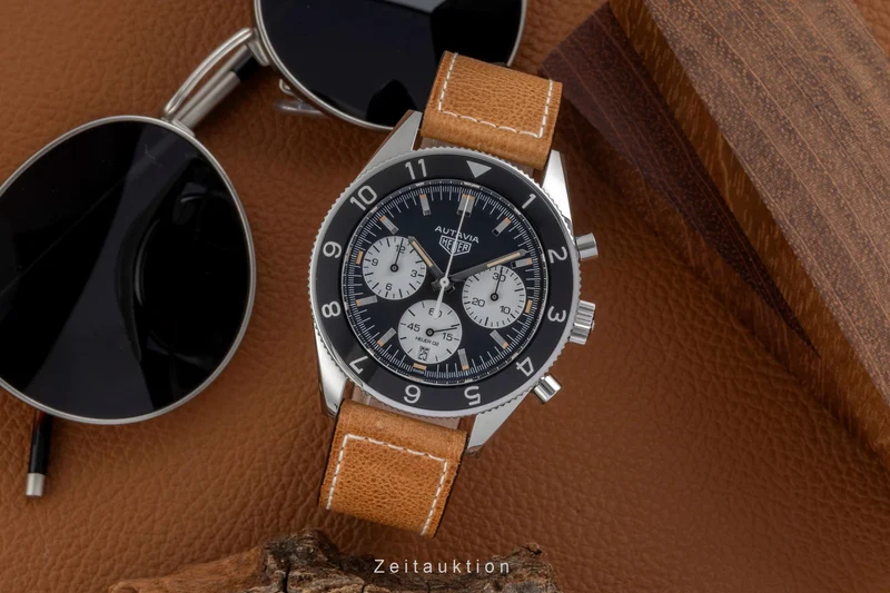 Tag Heuer Autavia chronograph steel automatic men's watch CBE2110 [2605533]