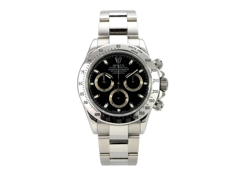 Rolex Daytona Edelstahl 116520 Schwarz M-Serial