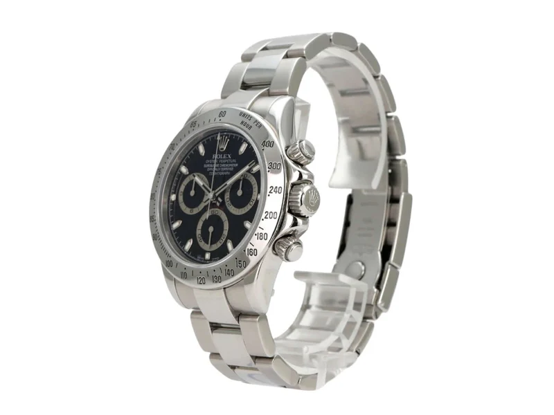 Rolex Daytona Edelstahl 116520 Schwarz M-Serial