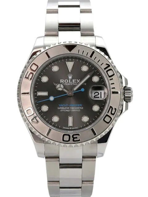 Rolex Yacht-Master 37 Edelstahl Platin 268622 Rhodium