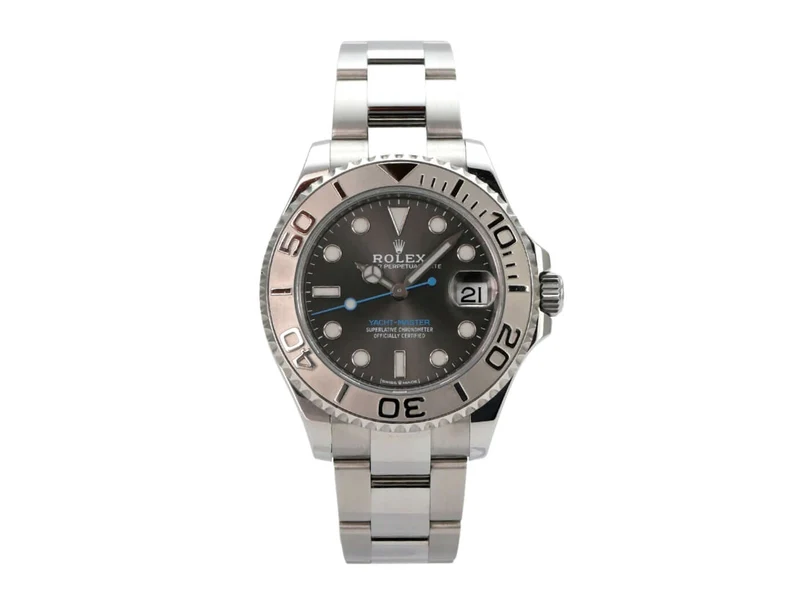 Rolex Yacht-Master 37 Edelstahl Platin 268622 Rhodium