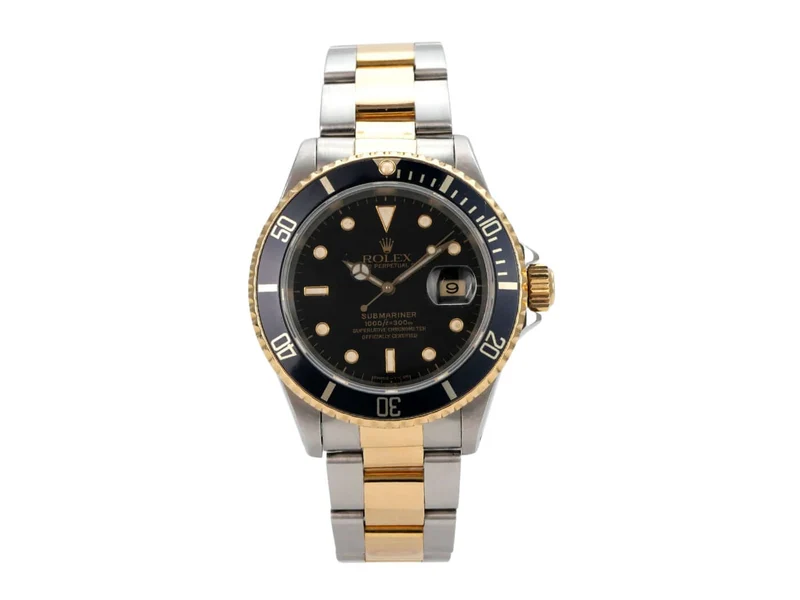Rolex Submariner Date 16613 Edelstahl Gelbgold Schwarz