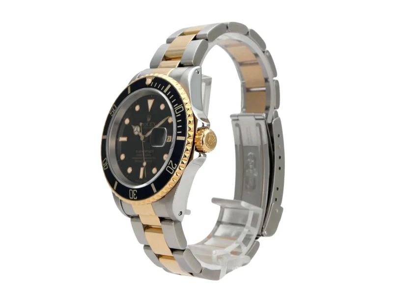 Rolex Submariner Date 16613 Edelstahl Gelbgold Schwarz