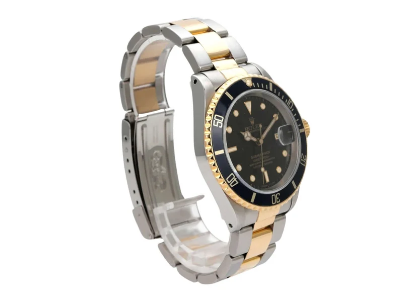 Rolex Submariner Date 16613 Edelstahl Gelbgold Schwarz