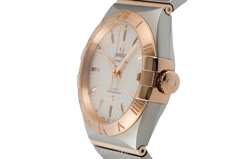 Omega Constellation steel / gold automatic men's watch 123.20.38.21.02.008 [2605362]