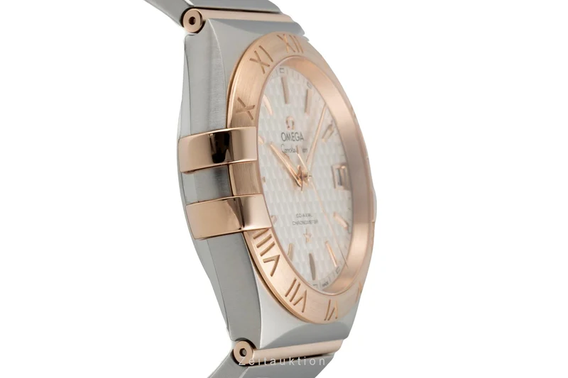 Omega Constellation steel / gold automatic men's watch 123.20.38.21.02.008 [2605362]