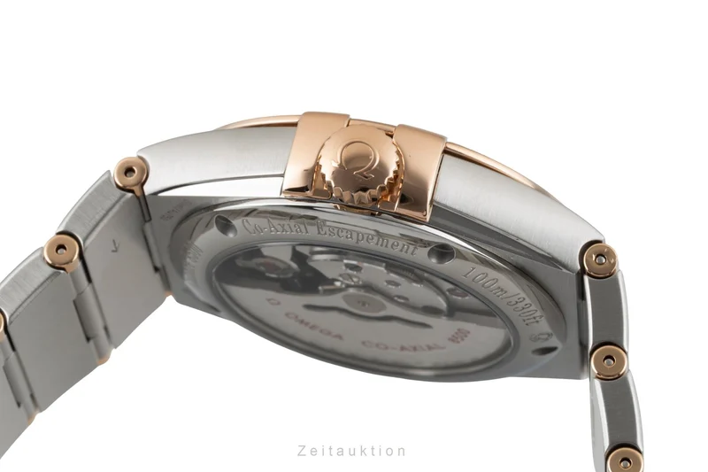 Omega Constellation steel / gold automatic men's watch 123.20.38.21.02.008 [2605362]