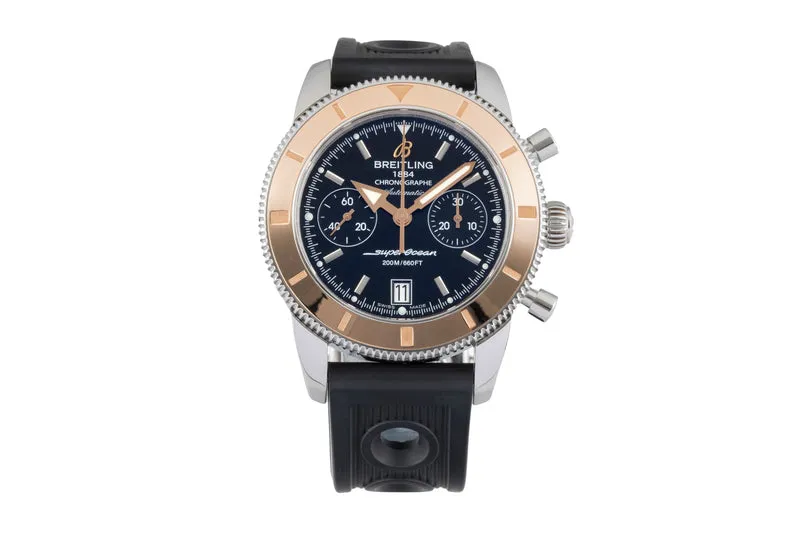 Breitling Superocean chronograph steel / gold automatic men's watch U23370 U237B810RC [2605520]