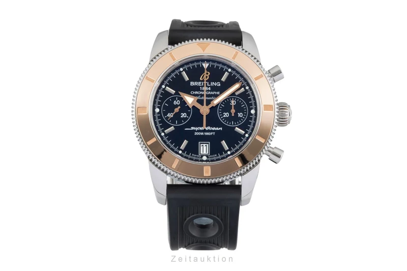 Breitling Superocean chronograph steel / gold automatic men's watch U23370 U237B810RC [2605520]