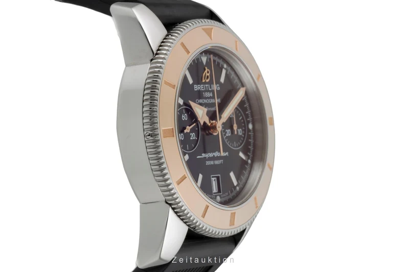 Breitling Superocean chronograph steel / gold automatic men's watch U23370 U237B810RC [2605520]