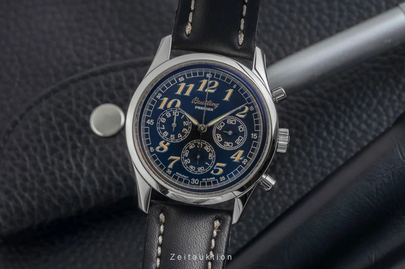 Breitling Premier steel automatic men's watch A40035 [2605482]