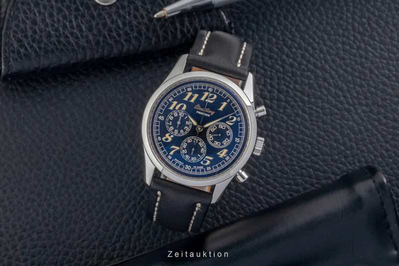 Breitling Premier steel automatic men's watch A40035 [2605482]