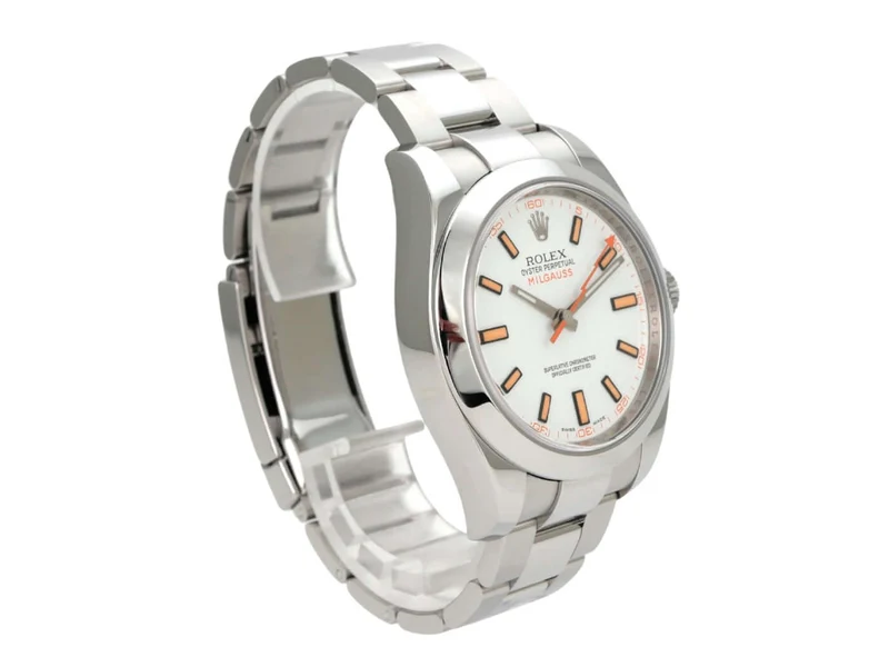 Rolex Milgauss 116400 weißes Zifferblatt