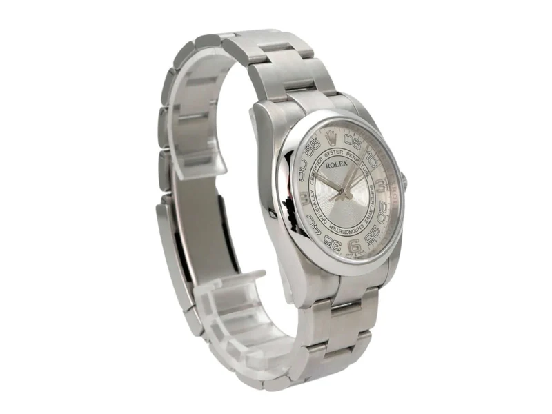 Rolex Oyster Perpetual 36 116000 Silber Arabisch