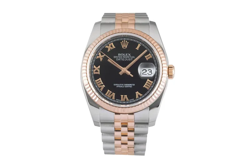 Rolex Datejust steel / gold automatic men's watch 116231 [2605438]