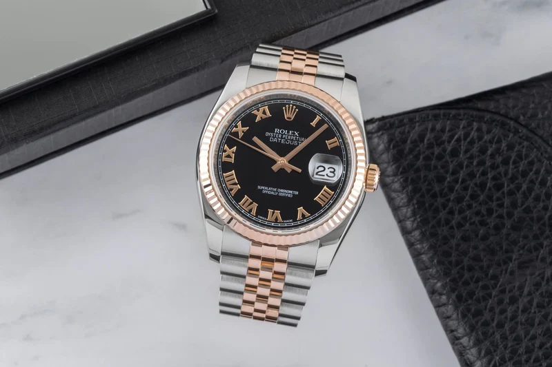 Rolex Datejust steel / gold automatic men's watch 116231 [2605438]