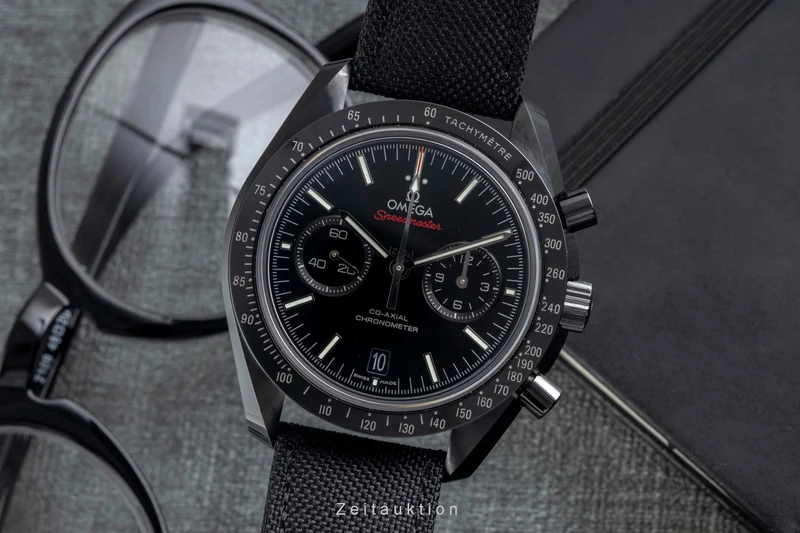 Omega Speedmaster Moonwatch chronograph ceramic automatic men's watch 311.92.44.51.01.003 [2605411]