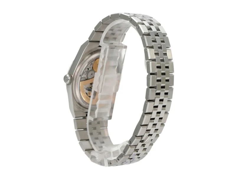 Rolex Land-Dweller 36 Oystersteel Weißgold 127234 Tiefweiß Wabe Flat Jubile-Band