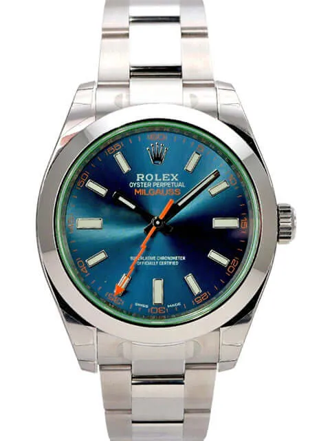 Rolex Oyster Perpetual Milgauss 116400GV Blue