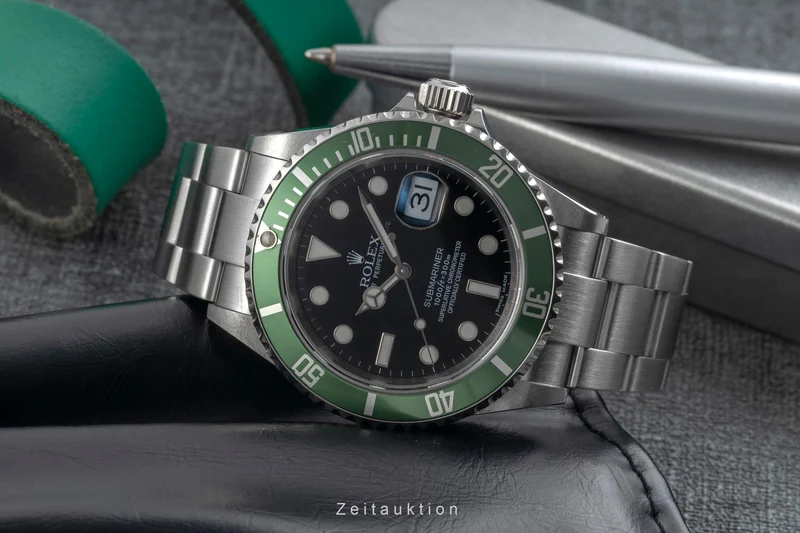 Rolex Submariner steel automatic men's watch 16610LV [2604111]