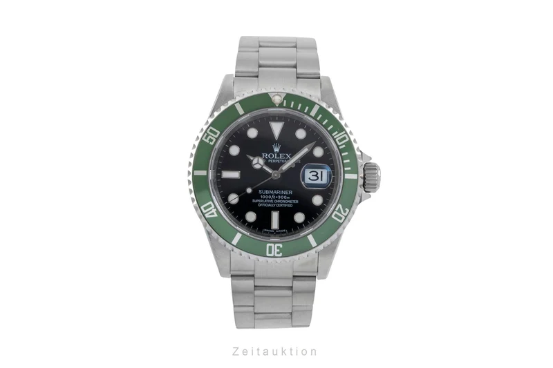 Rolex Submariner steel automatic men's watch 16610LV [2604111]