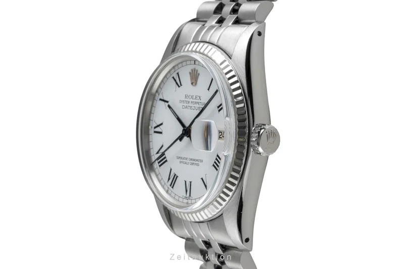 Rolex Datejust steel / white gold automatic men's watch 16014 Vintage [2605361]