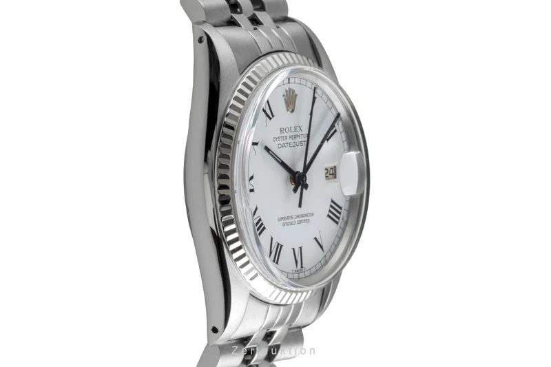 Rolex Datejust steel / white gold automatic men's watch 16014 Vintage [2605361]