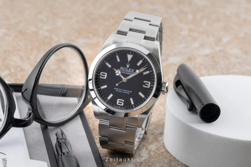 Rolex Explorer steel automatic men's watch 224270 [2605541]