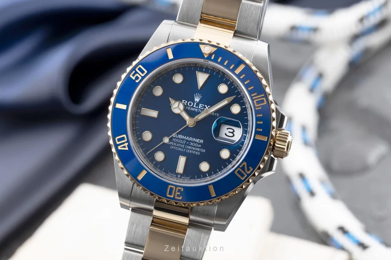 Rolex Submariner steel / gold automatic men's watch 126613LB [2605571]