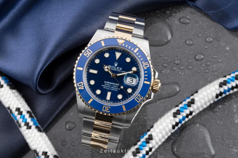 Rolex Submariner steel / gold automatic men's watch 126613LB [2605571]