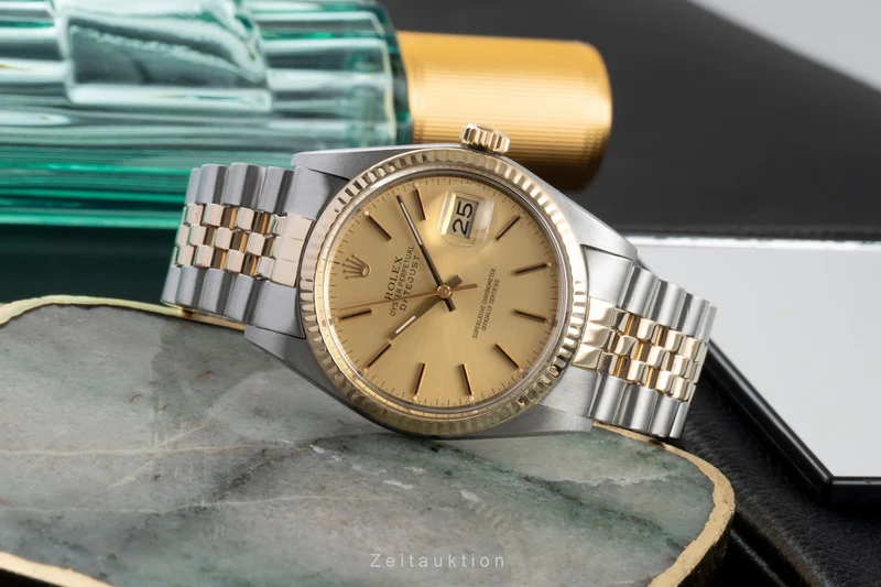 Rolex Datejust steel / gold automatic men's watch 16013 Vintage [2604734]