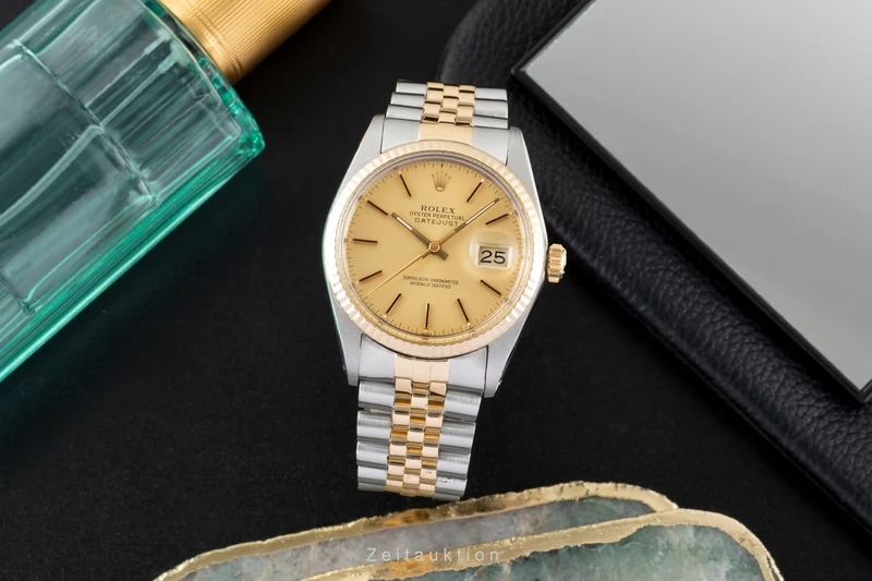 Rolex Datejust steel / gold automatic men's watch 16013 Vintage [2604734]