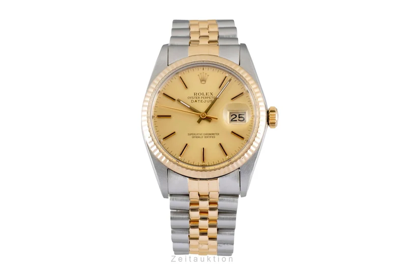 Rolex Datejust steel / gold automatic men's watch 16013 Vintage [2604734]
