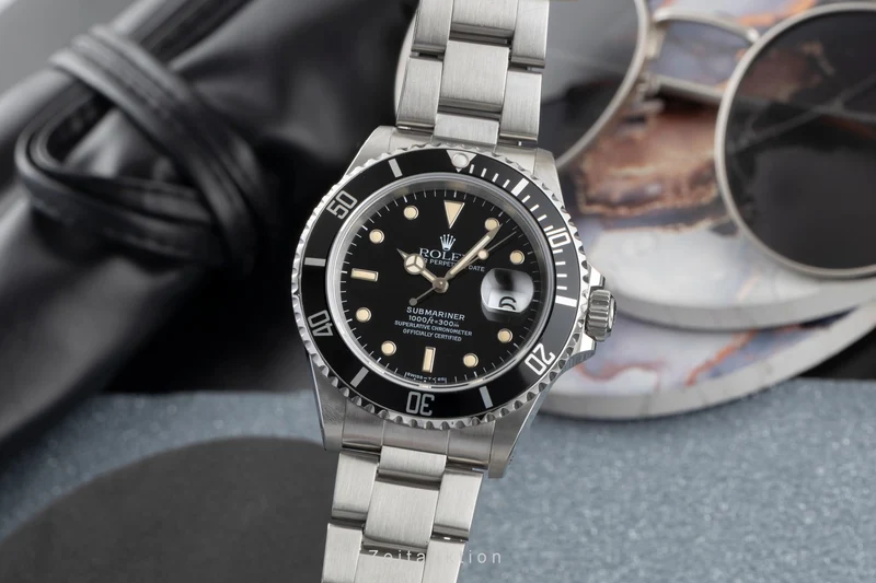 Rolex Submariner steel automatic men's watch 16610 [2605516]