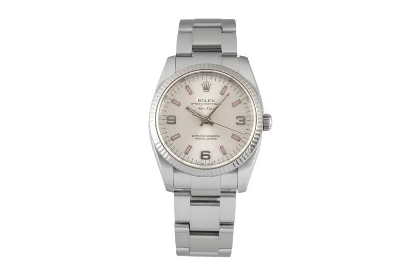 Rolex Air King steel / white gold automatic men's watch 114234 [2605551]