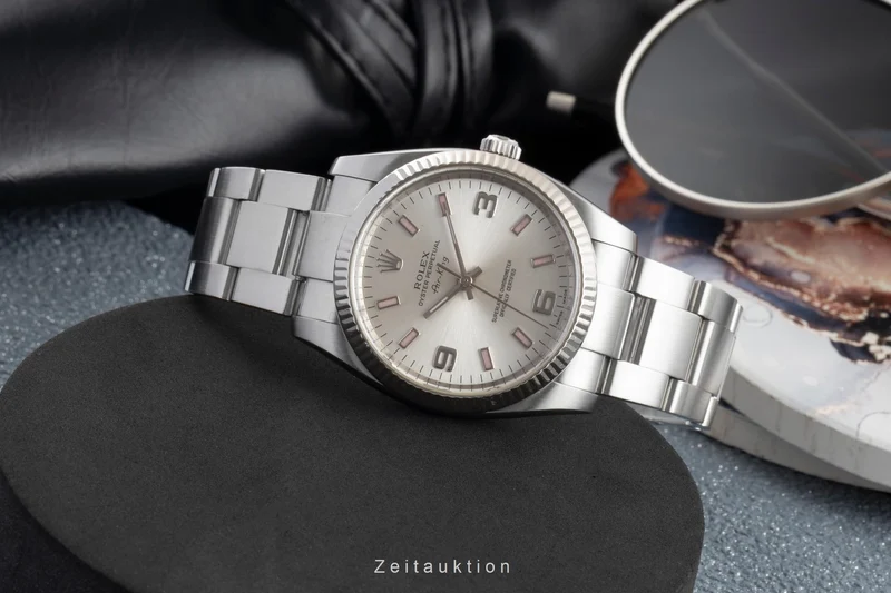 Rolex Air King steel / white gold automatic men's watch 114234 [2605551]