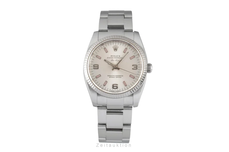 Rolex Air King steel / white gold automatic men's watch 114234 [2605551]