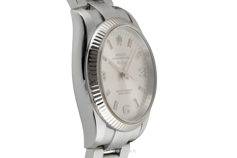 Rolex Air King steel / white gold automatic men's watch 114234 [2605551]