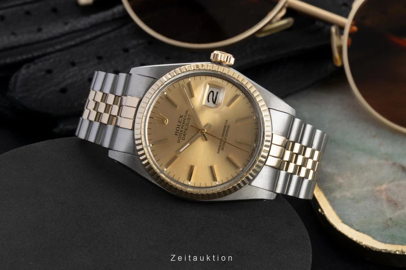 Rolex Datejust steel / gold automatic men's watch 16013 [2604689]