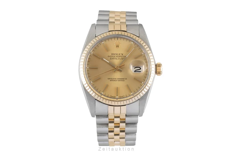 Rolex Datejust steel / gold automatic men's watch 16013 [2604689]