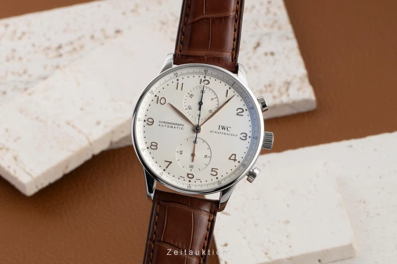IWC Portuguese chronograph steel automatic men's watch IW371401 [2605252]