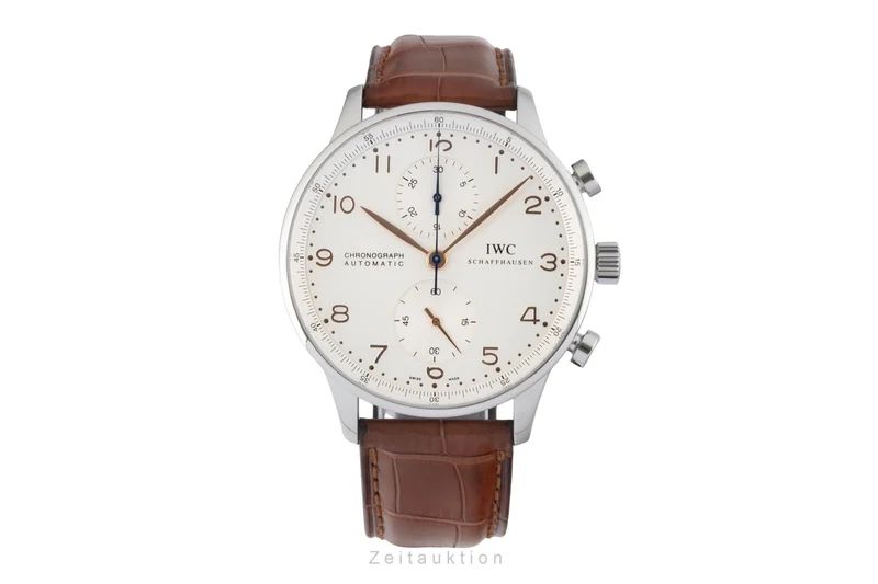 IWC Portuguese chronograph steel automatic men's watch IW371401 [2605252]