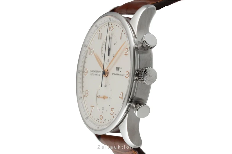 IWC Portuguese chronograph steel automatic men's watch IW371401 [2605252]
